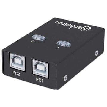 slomart Manhattan USB 2.0 Dijelilni Prekidač (Switch) 2 u 1, USB Napajanje