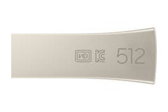 Samsung Flash Disk BAR Plus 512 GB Champagne Silver (MUF-512BE3/APC)