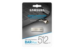 Samsung Flash Disk BAR Plus 512 GB Champagne Silver (MUF-512BE3/APC)