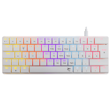 White Shark KEYBOARD GK-006212 NAGAMAKI Bijela-Mehanicka / HR-RED.SW