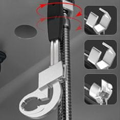 Netscroll Univerzalni podesivi ključ, otvor do 80 mm, 3 nastavka uključena, lagana aluminijska slitina, ključ za cijevi za kupaonice, dom i radionicu, UniWrench