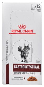 ROY ROYAL CANIN Gastrointestinal Moderate Calorie - mokra hrana za mačke - 12 x 85g