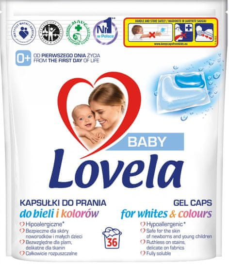 Lovela Baby gel kapsule za pranje, 36 komada