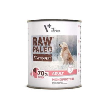 slomart VETEXPERT Raw Paleo Odrasli Monoprotein Svinjetina - Mokra hrana za pse - 800 g