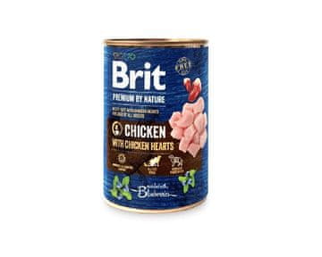 Brit BRIT Premium By Nature Piletina i srca mokra hrana za pse 400g