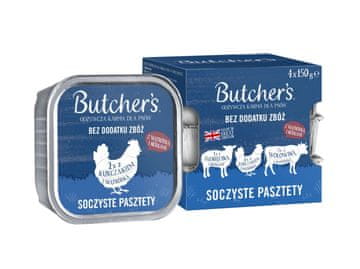 Butcher's BUTCHER'S Original Mix Sočne paštete - mokra hrana za pse - 4 x 150 g (BHR)