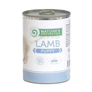 Natures NATURE'S PROTECTION Puppy Lamb - mokra hrana za štence, 400 g