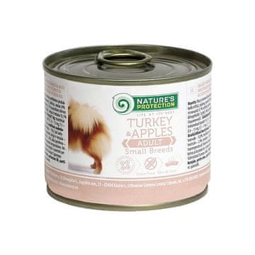 NATURE'S PROTECTION Adult Small Turkey and Apples - mokra hrana za pse, 200 g