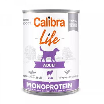 Calibra CALIBRA Life Adult Monoprotein Lamb - mokra hrana za pse, 400 g