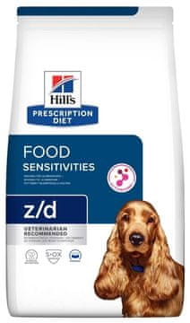 HLS HILL'S Prescription Diet Food Sensitivites z/d suha hrana za pse 10 kg