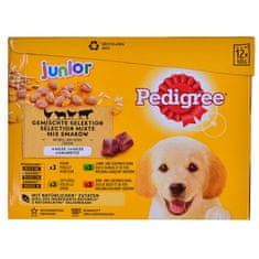 Pedigree PEDIGREE Junior Selection Mix - Mokra hrana za pse - 12x100 g