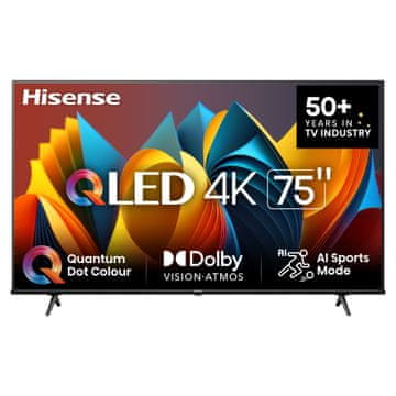 Hisense 75E7NQ televizor, QLED, Smart TV