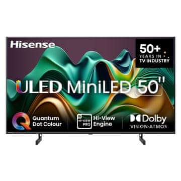 Hisense 50U6NQ 4K UHD Mini LED televizor, VIDAA OS