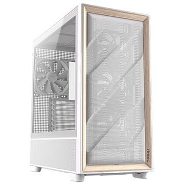 Antec Flux midi-ATX prozor drveno bijelo/smeđe gaming kućište