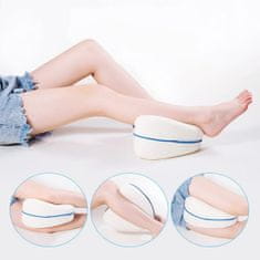 HOME & MARKER® Jastuk za spavanje na boku, memory foam, ortopedski jastuk za koljena i trudnice | ORTHOPILLOW