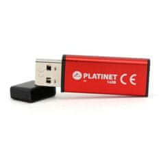 Platinet USB flash pogon PMFEC16R X-DEPO adapt. USB-C - 16 GB red