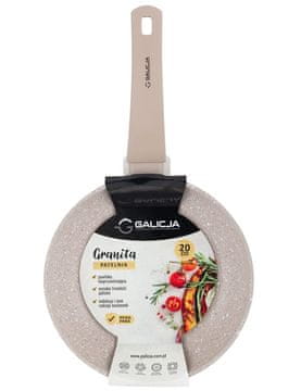 Galicja Granita bež tava s neprianjajućim slojem 20 cm