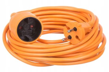Duwi Vrtni produžni kabel 20 m, narančaste boje, 250 V