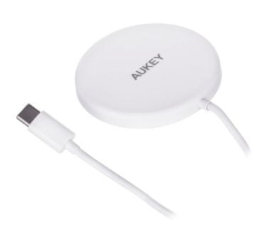 slomart Aukey LC-A1 Aircore Magnetic bežični punjač, 15W, bijeli