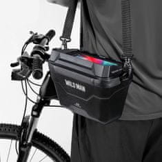 WILD MAN XT8 torbica za bicikl 3L, crno