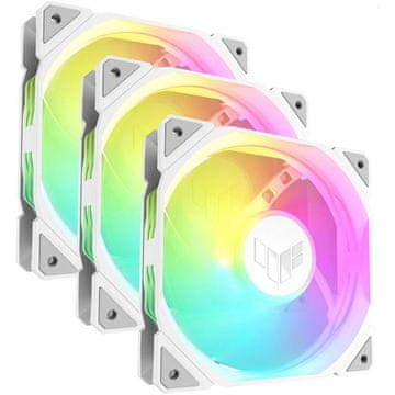 ASUS TUF Gaming TR120 Reverse ARGB 120mm PWM 3x bijeli ventilatori