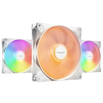 Be quiet! LIGHT WINGS LX (BL128) RGB 140mm 4-pin PWM 3x bijeli ventilator