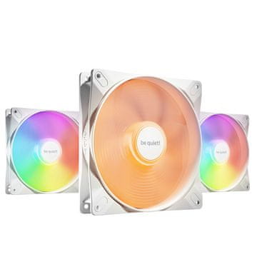 Be quiet! LIGHT WINGS LX High Speed (BL131) RGB 140mm 4-pin PWM 3x bijeli ventilator