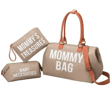 MXM Mommy bag - Smeđa, set 3 kom