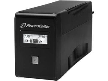 PowerWalker VI 650 LCD Line Interactive 650VA 360W UPS besprekidno napajanje