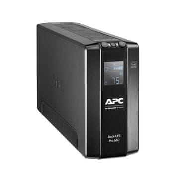 APC Back Pro BR BR650MI linijski interaktivni 650VA 390W AVR LCD UPS (neprekidno napajanje)