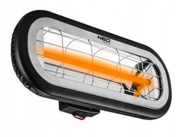 NEO Infracrveni grijač NEO Tools 90-032, 2000W, IP65, crni, za unutarnju i vanjsku upotrebu