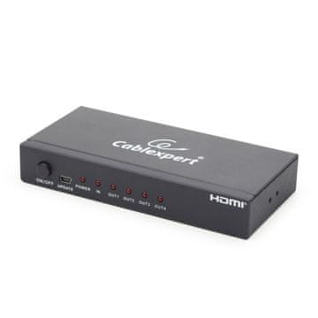 Gembird Gembird DSP-4PH4-02 HDMI razdjelnik 1 na 4 - 4x HDMI izlaz, 3D podrška