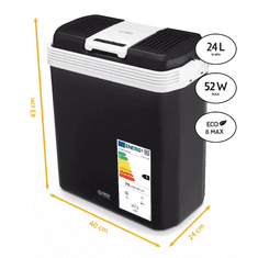 First Austria Prva vreća za hlađenje 24L/20L, AC & DC, 48db, Black, ER: E