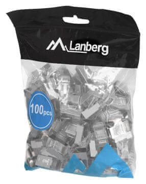 Lanberg Lanberg mrežni konektor PLS-5000EZ, RJ-45, sivi (100 kom)