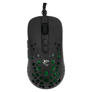 White Shark MIŠ GM-9004 TRISTAN-2 Crni RGB / 12.800 dpi