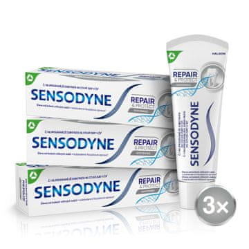 Sensodyne Pasta za zube Rapid&Protect Whitening, 75 ml, 3 kom