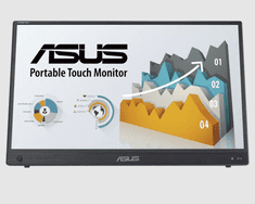 MB16AMTR ZenScreen Touch prijenosni monitor osjetljiv na dodir, 39,6 cm, FHD, IPS, crni (90LM04S0-B02170)