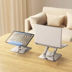 MG Laptop Stand V2 držač za laptop + stalak za telefonni telefon, srebro