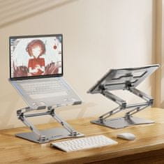 MG Laptop Stand V1 držač za laptop + stalak za telefonni telefon, srebro