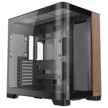 Antec C8 Curve Wood Full-Tower prozor drveno crno/smeđe gaming kućište