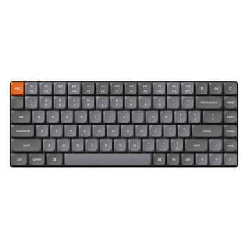 Keychron Keychron K3 Max QMK/VIA RGB niskoprofilna ultra tanka bežična mehanička tipkovnica s crvenim prekidačima