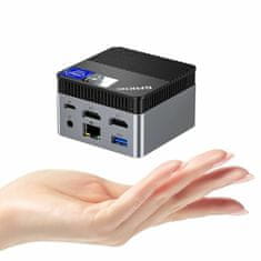 GMKtec računalo mini PC G5 Intel N97 12GB RAM DDR5 256GB crno NucBox