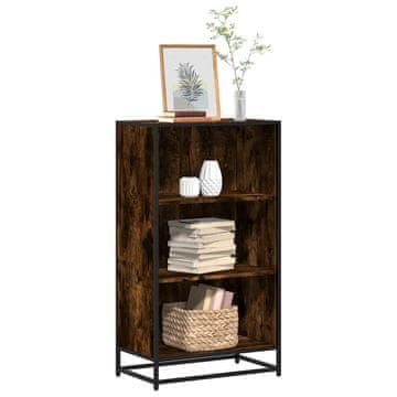 Vidaxl Biblioteka dimljena hrastovina 60x35x107,5 cm