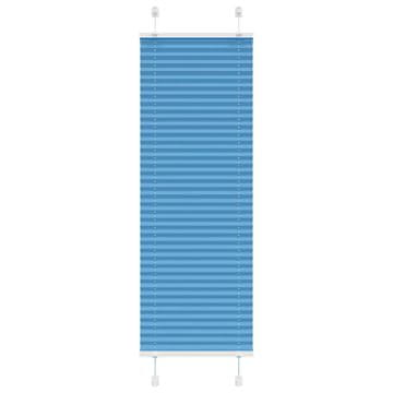 Vidaxl Plava plisirana zavjesa 50x150 cm Širina tkanine 49,4 cm