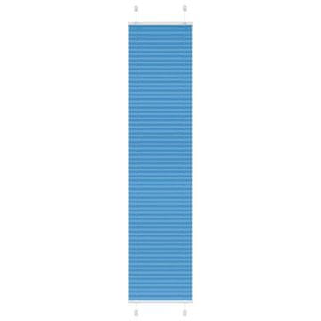 Vidaxl Plava plisirana zavjesa 40x200 cm Širina tkanine 39,4 cm