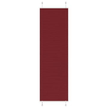 Vidaxl Plisirana zavjesa bordo crvena 60x200 cm širina tkanine