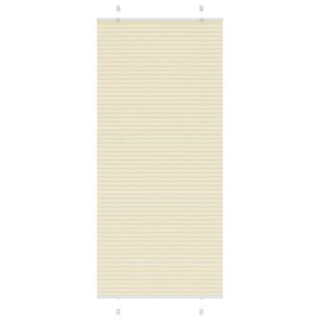Vidaxl Krem plisirana zavjesa 90x200 cm Širina tkanine 89,4 cm