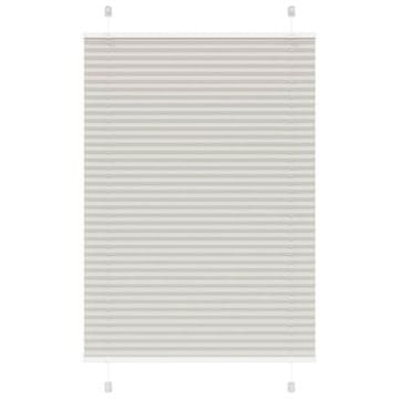 Vidaxl Plisirana roleta svijetlosiva 95x150 cm širina tkanine 94,4 cm