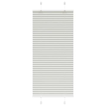 Vidaxl Plisirana zavjesa svijetlosiva 55x100 cm širina tkanine 54,4 cm