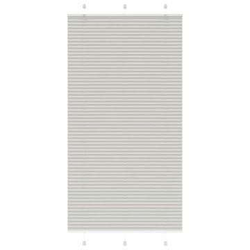 Vidaxl Plisirana roleta svijetlosiva 105x200 cm širina tkanine 104,4cm